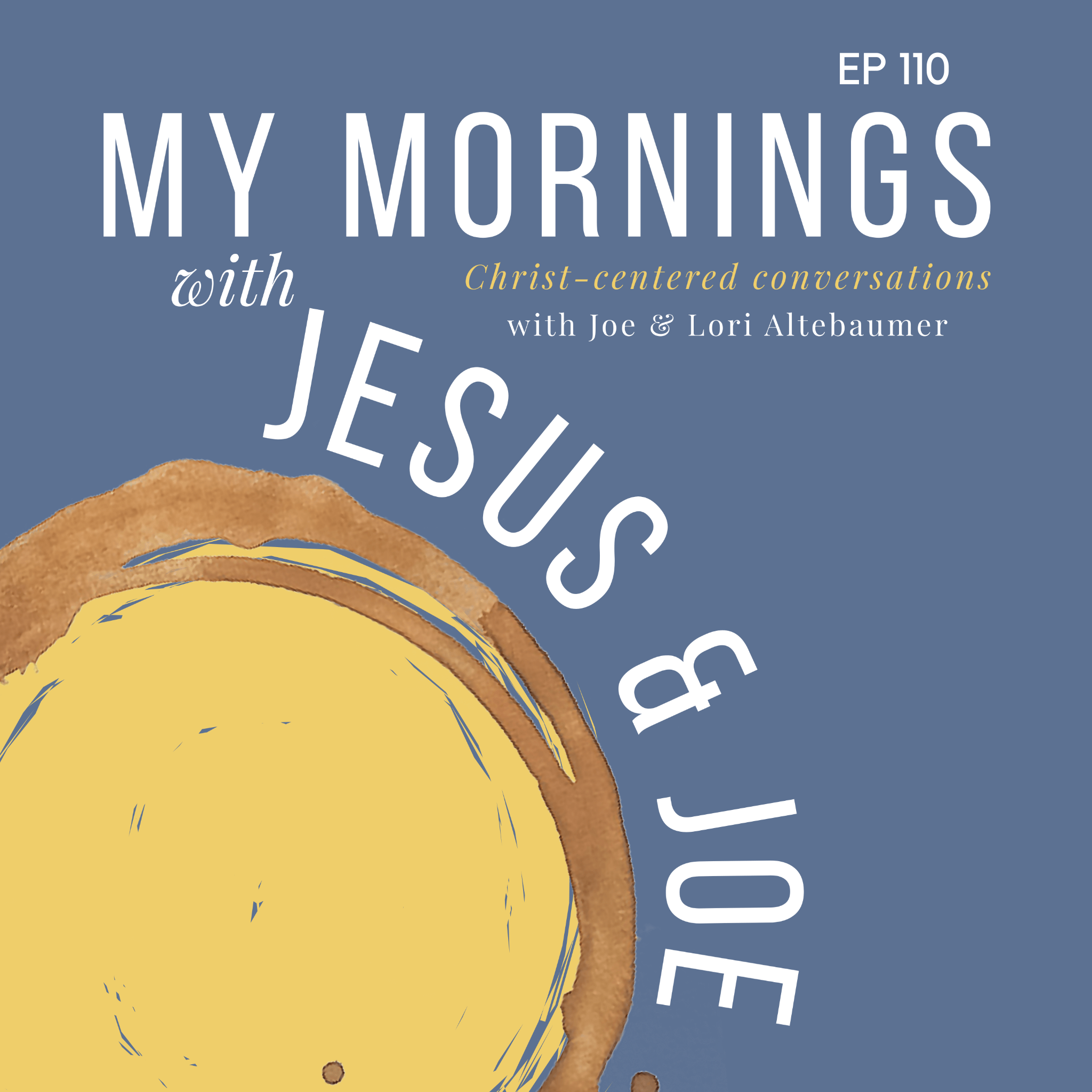 yellow sunshine on blue background with white lettering